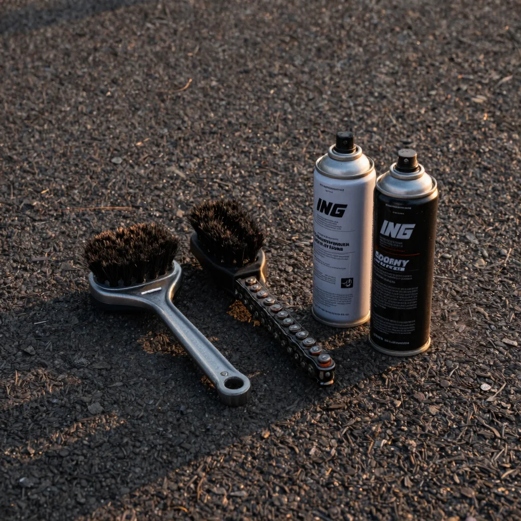 Kit de Limpeza e Lubrificação de Corrente